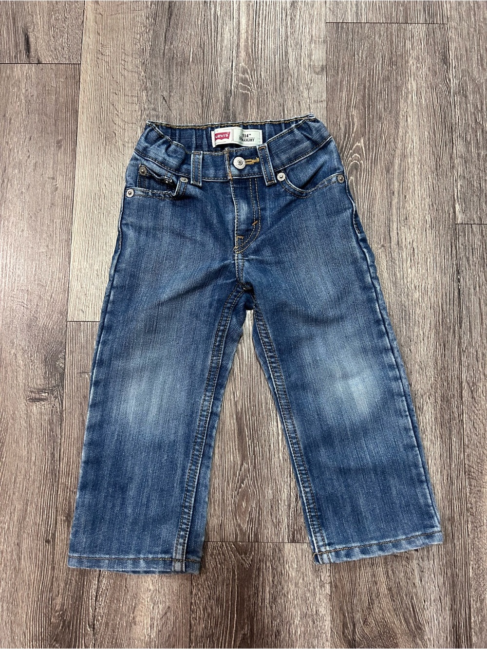 Levi's Kids Medium Blue Denim Jeans - Straight Leg